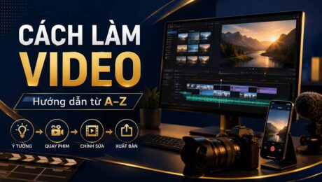 Quy trình cách làm video từ ý tưởng, quay phim, chỉnh sửa đến xuất bản