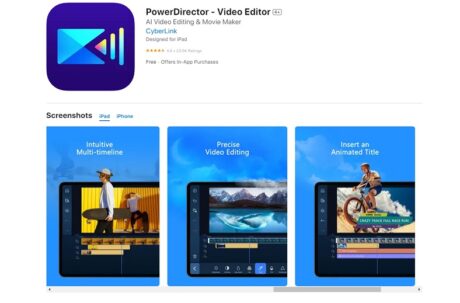 ứng dụng PowerDirector tạo video iphone miễn phí
