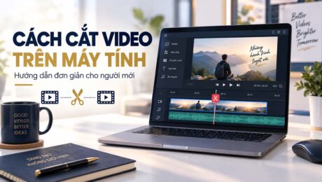 Hướng dẫn cách cắt video trên máy tính bằng CapCut PC với timeline và công cụ split