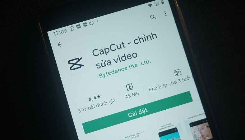 App Capcut trên Google Play