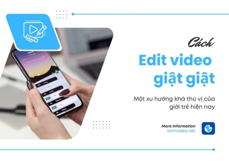 Hình ảnh minh hoạ cách edit video giật giật theo nhạc, với các điểm beat (nhịp) được đánh dấu trên timeline của phần mềm chỉnh sửa video.