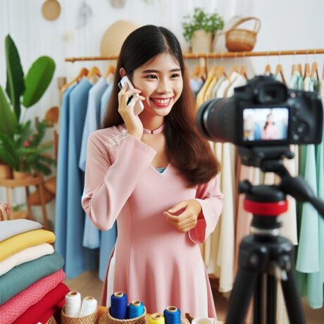 Quay video sản phẩm quần áo