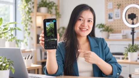 Hướng dẫn cách edit video trên điện thoại bằng ứng dụng CapCut Chú thích ảnh: Edit video trên điện thoại giúp người mới có thể cắt ghép, thêm chữ, âm thanh và hiệu