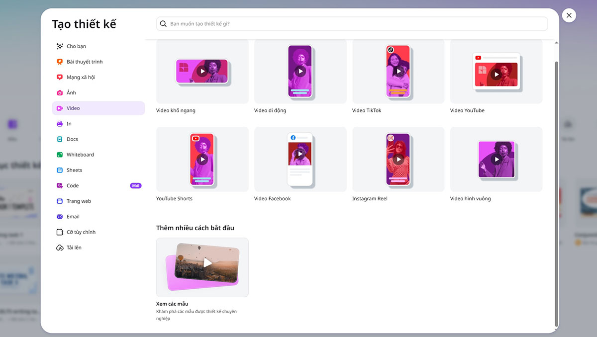 Canva Video – công cụ edit video online miễn phí