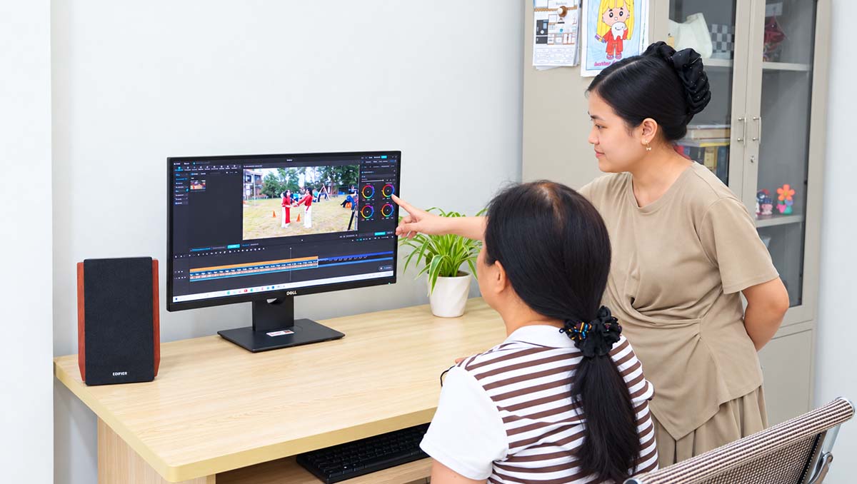 Hình thức học CapCut 1 kèm 1 tại Lamvideo với hướng dẫn trực tiếp trên dự án thực tế