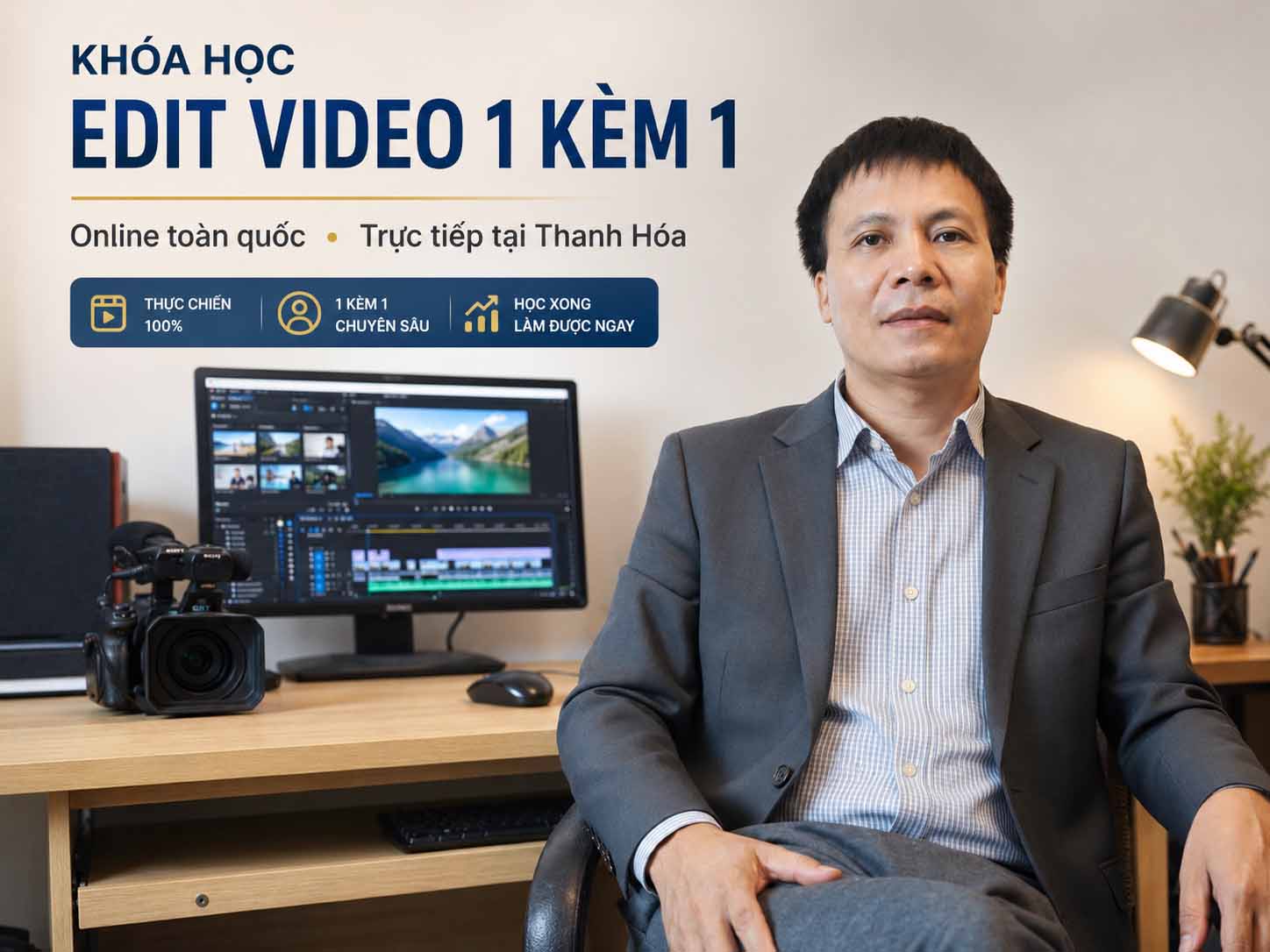 Khóa học edit video 1 kèm 1 cùng Lê Nam