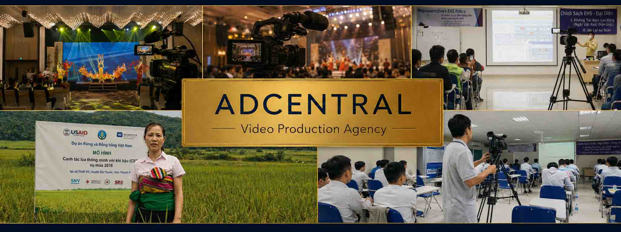 Các dự án sản xuất video thực tế của Adcentral