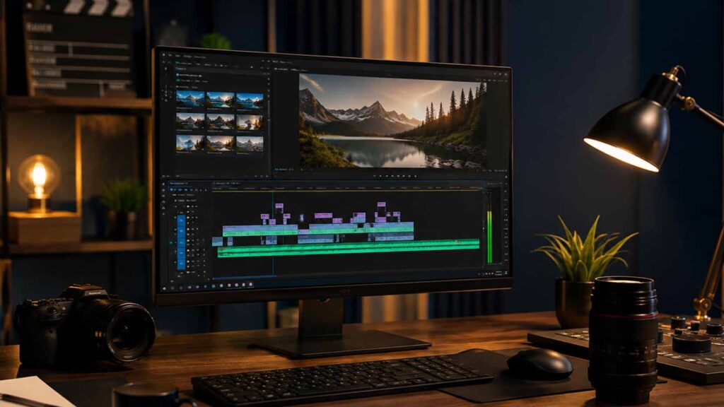 Học edit video trên máy tính với phần mềm dựng phim