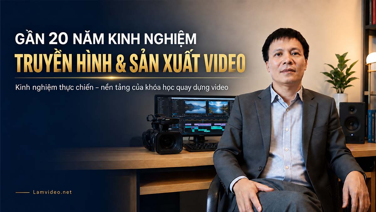 Giảng viên khóa học quay dựng video tại Thanh Hóa với gần 20 năm kinh nghiệm